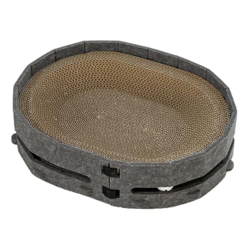 Toyvian Katzenkratzschüssel Aus Wellenförmigem Kratzfeste Und Langlebige Katzenkratzmatte Für Katzen Toyvian Katzenkratzschüssel Aus Wellenförmigem Kratzfeste Und Langlebige Katzenkratzmatte Für Katzen von Toyvian