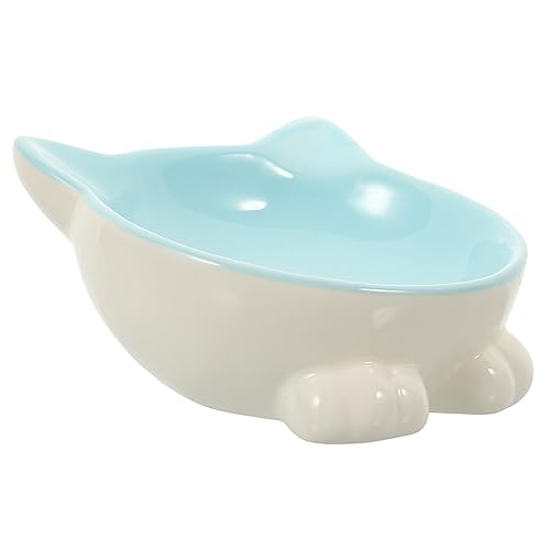 Toyvian Katzenohr Keramik Für Katzen rutschfeste Futter Und Wasserschale Stilvolles Design Für Haustierfütterung Und Dekoration Toyvian Katzenohr Keramik Für Katzen rutschfeste Futter Und Wasserschale Stilvolles Design Für Haustierfütterung Und Dekoration von Toyvian
