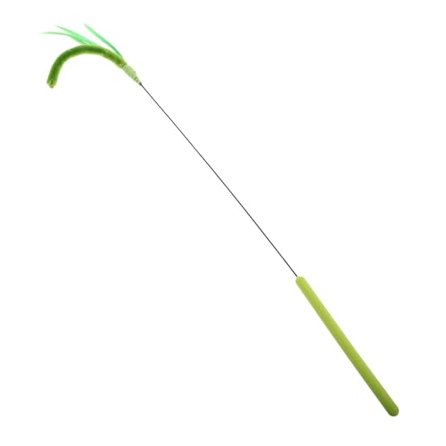 Toyvian Katzenspielzeug Haustierbedarf Katzen-Teaser-Stick Katzen-Teaser- Katzen Interaktive Spielzeuge Katzen-Teaser-zauberstab Von Katzenstab Polyesterfaser Green Toyvian Katzenspielzeug Haustierbedarf Katzen-Teaser-Stick Katzen-Teaser- Katzen Interaktive Spielzeuge Katzen-Teaser-zauberstab Von Katzenstab Polyesterfaser Green von Toyvian