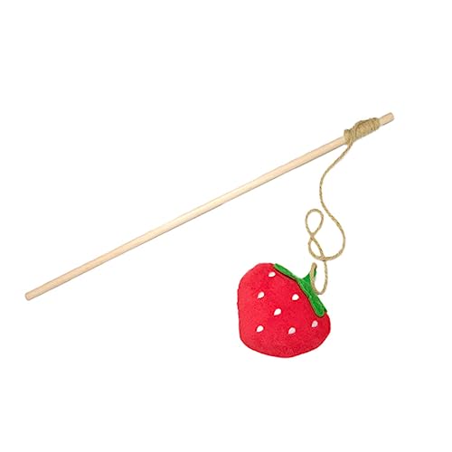 Toyvian Katzenspielzeug Interaktivem Teaser Stick Rotes Design für Kätzchen Fördert Aktivität und Jagdinstinkte Sicheres für Drinnen und Draußen Toyvian Katzenspielzeug Interaktivem Teaser Stick Rotes Design für Kätzchen Fördert Aktivität und Jagdinstinkte Sicheres für Drinnen und Draußen von Toyvian