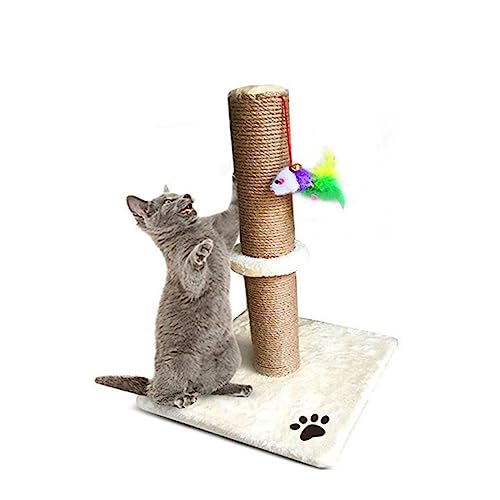 Toyvian Haustier Katze Katzenhaus Aktivitätsturm Für Kätzchen Kletterpfosten Für Katzen Katzenkratzbaum Kletterspielzeug Für Katzen Katzenhöhle Post Greifen Bambus Faltbar von Toyvian