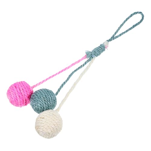 Toyvian Katzenspielzeug Sisalball Kätzchen Kratzspielzeug Katze Bewegendes Haustierspielzeug Für Katzen Sisal- Interaktives Katzenspielzeug Katze Kratzt Bälle Bälle Toyvian Katzenspielzeug Sisalball Kätzchen Kratzspielzeug Katze Bewegendes Haustierspielzeug Für Katzen Sisal- Interaktives Katzenspielzeug Katze Kratzt Bälle Bälle von Toyvian