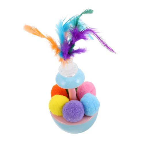 Toyvian Katzenspielzeug mit Ball Selbstspielendes Katzenspielzeug Bewegung und Geistiger Stimulation für Kätzchen und Drinnen Toyvian Katzenspielzeug mit Ball Selbstspielendes Katzenspielzeug Bewegung und Geistiger Stimulation für Kätzchen und Drinnen von Toyvian