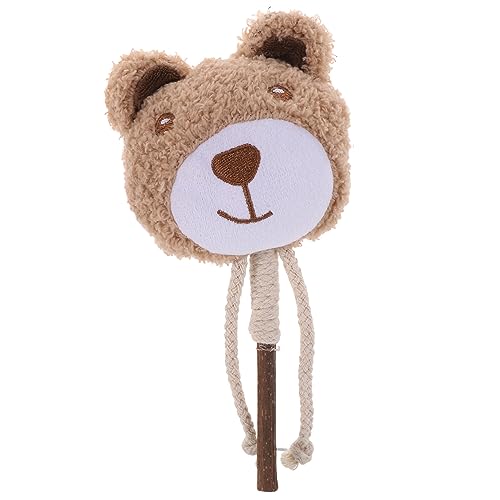 Toyvian Katzenspielzeug mit Plüsch Tierkopf Beißspielzeug aus Actinidia Polygama für Wohnungskatzen Fördert Zahnpflege und Spielspaß für Tägliche Beschäftigung Toyvian Katzenspielzeug mit Plüsch Tierkopf Beißspielzeug aus Actinidia Polygama für Wohnungskatzen Fördert Zahnpflege und Spielspaß für Tägliche Beschäftigung von Toyvian