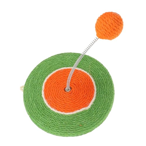Toyvian Interaktive Katzenangel aus Sisal Katzenspielzeug für Hauskatzen Leicht und Tragbar Stimuliert Bewegung Langlebig und Robust von Toyvian