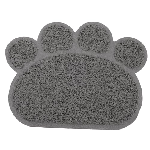 Toyvian Katzenstreu Matte Pads klein Katze Wohnungskatzen drinnen Haustier -Fütterungsmatte für Haustierstreumatte katzenfutter matten Wurfteppich Katzenstreu Teppich Katzenmatten PVC Grau Toyvian Katzenstreu Matte Pads klein Katze Wohnungskatzen drinnen Haustier -Fütterungsmatte für Haustierstreumatte katzenfutter matten Wurfteppich Katzenstreu Teppich Katzenmatten PVC Grau von Toyvian