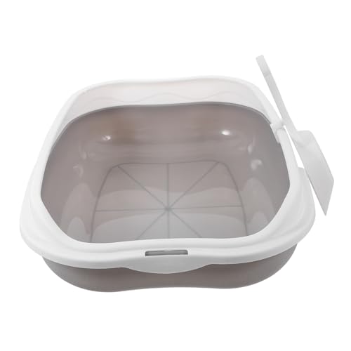Toyvian Katzentoilette Halbgeschlossen Katzentoilette Für Katzen Und Kleine Zu Reinigen Geräumig Und Langlebig Für Drinnen Toyvian Katzentoilette Halbgeschlossen Katzentoilette Für Katzen Und Kleine Zu Reinigen Geräumig Und Langlebig Für Drinnen von Toyvian