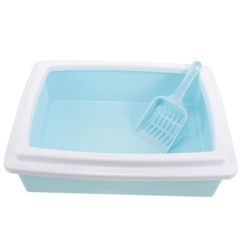 Toyvian Katzentoilette Mit Niedrigem Katzentoilette Spritzwassergeschützt Große Katzentoilette Aus Langlebigem Material Für Einfache Reinigung Toyvian Katzentoilette Mit Niedrigem Katzentoilette Spritzwassergeschützt Große Katzentoilette Aus Langlebigem Material Für Einfache Reinigung von Toyvian