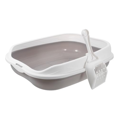 Toyvian Katzentoilette für Kleine Tiere Halboffene Katzentoilette Spritzwassergeschützter Katzensandkasten Praktischer Katzenstreubehälter für Kätzchen Einfach zu Reinigen Toyvian Katzentoilette für Kleine Tiere Halboffene Katzentoilette Spritzwassergeschützter Katzensandkasten Praktischer Katzenstreubehälter für Kätzchen Einfach zu Reinigen von Toyvian