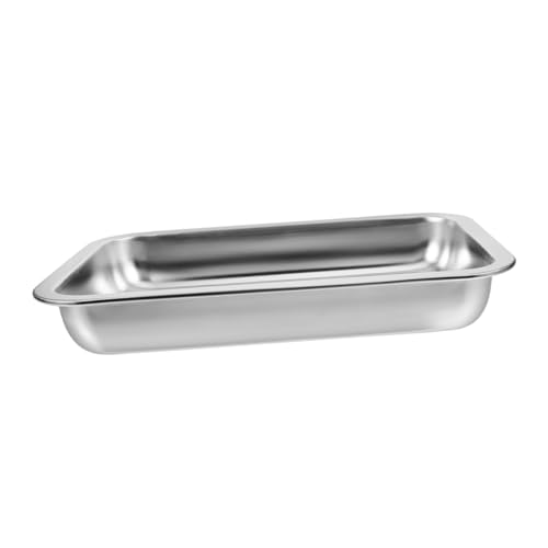 Toyvian Katzentoilette mit Großer Kapazität Offene Katzenschale aus Rostfreiem Material für Kätzchen und Katzen Einfach zu Reinigen Geruchsfrei Langlebig Toyvian Katzentoilette mit Großer Kapazität Offene Katzenschale aus Rostfreiem Material für Kätzchen und Katzen Einfach zu Reinigen Geruchsfrei Langlebig von Toyvian