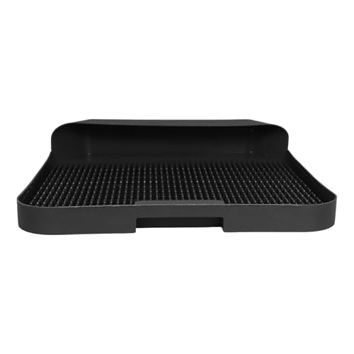 Toyvian Katzentoilettenmatte: Waschbarer Teppich zum Auffangen von Streu mit erhöhten Kanten zur Reduzierung von Unordnung, 37 x 37 x 7,5 cm – wasserdicht und rutschfest Toyvian Katzentoilettenmatte: Waschbarer Teppich zum Auffangen von Streu mit erhöhten Kanten zur Reduzierung von Unordnung, 37 x 37 x 7,5 cm – wasserdicht und rutschfest von Toyvian
