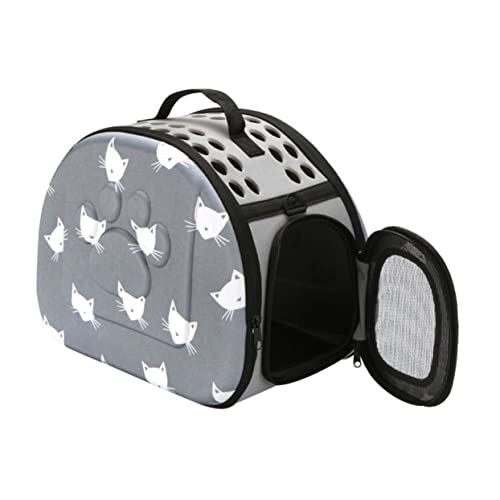 Toyvian Katzenträgertasche für Haustiere Atmungsaktiver Rucksack für Katzen Faltbare Tragetasche Bequemes Tragen für Reisen Camping und Ausflüge Toyvian Katzenträgertasche für Haustiere Atmungsaktiver Rucksack für Katzen Faltbare Tragetasche Bequemes Tragen für Reisen Camping und Ausflüge von Toyvian