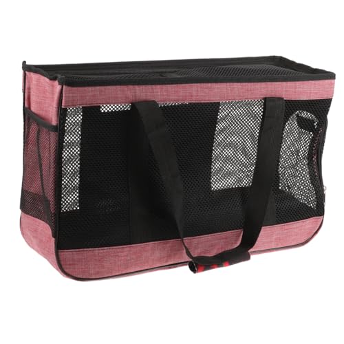 Toyvian Atmungsaktive Mesh-katzentragetasche Faltbar Reisetasche Für Haustiere Outdoor Katzenbehälter Tragbar Haustier-Tragetasche Katzen-reisetragetasche von Toyvian