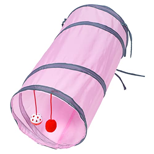 Toyvian Katzentunnel Katzenbetttunnel Tunnelbett für Katzen drinnen Aber katzenspielzeug Tunnel für Katzen Haustunnelspielzeug Tunnelröhrenspielzeug für Katzen Polyester Rosa Toyvian Katzentunnel Katzenbetttunnel Tunnelbett für Katzen drinnen Aber katzenspielzeug Tunnel für Katzen Haustunnelspielzeug Tunnelröhrenspielzeug für Katzen Polyester Rosa von Toyvian