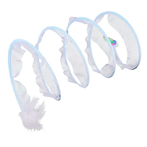 Toyvian Katzentunnel für Kätzchen Faltbares Katzenzubehör Großer Blauer Ausführung Interaktives Bewegung und Aktivität für Tägliches und Training Toyvian Katzentunnel für Kätzchen Faltbares Katzenzubehör Großer Blauer Ausführung Interaktives Bewegung und Aktivität für Tägliches und Training von Toyvian