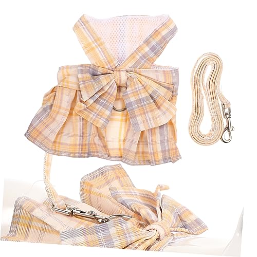 Toyvian Katzenweste Klein Und Leine Halfter Geschirr Spaziergurte Kaninchen Accessoire Hasenleine Weiche Schleife Design Haustiere Leine Schleife Design Hasenweste Katzenleine Beige Toyvian Katzenweste Klein Und Leine Halfter Geschirr Spaziergurte Kaninchen Accessoire Hasenleine Weiche Schleife Design Haustiere Leine Schleife Design Hasenweste Katzenleine Beige von Toyvian