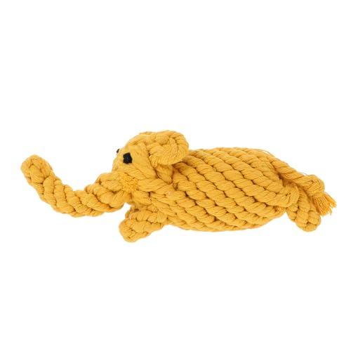 Toyvian Kauspielzeug Für Handgefertigtes Elefantenspielzeug Aus Baumwollseil Zur Zahnpflege Und Tragbar Für Kleine Und Mittlere Toyvian Kauspielzeug Für Handgefertigtes Elefantenspielzeug Aus Baumwollseil Zur Zahnpflege Und Tragbar Für Kleine Und Mittlere von Toyvian