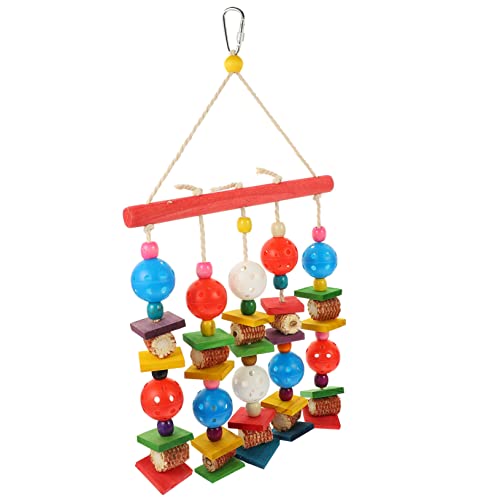 Toyvian Papagei Kauspielzeug Vogel Käfig Anhänger Molar String Ablenkung Spielzeug Für Vögel Verwenden Beißfest Modell Hergestellt von Toyvian