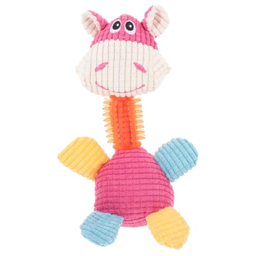 Toyvian Kauspielzeug Groß Für Chihuahuas Hundespielzeug Und Haustiere Süßes Interaktives Hundespielzeug Kauspielzeug Pelzig Weich Backenzahn Quietschend Für Zahnende Welpen von Toyvian