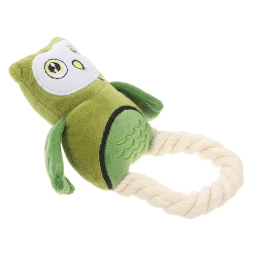Toyvian Kauspielzeug für Hunde Interaktives Plüschspielzeug Form Eule Kauen und Bietet und Unterhaltung für Hunde und Katzen Grünes Design Langlebig und Ansprechend Toyvian Kauspielzeug für Hunde Interaktives Plüschspielzeug Form Eule Kauen und Bietet und Unterhaltung für Hunde und Katzen Grünes Design Langlebig und Ansprechend von Toyvian
