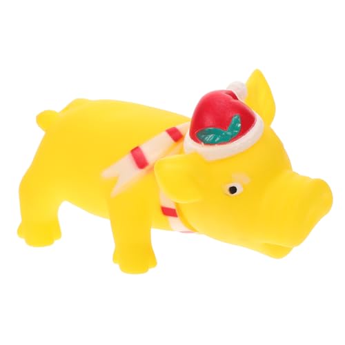 Toyvian Kauspielzeug für Latex Quietschendes Schweineform Interaktives für Große Mittlere und Kleine für Zahnpflege und Spielspaß Toyvian Kauspielzeug für Latex Quietschendes Schweineform Interaktives für Große Mittlere und Kleine für Zahnpflege und Spielspaß von Toyvian