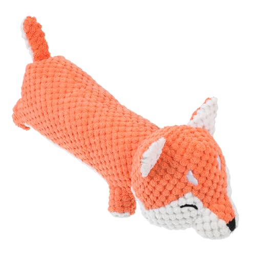 Toyvian Kauspielzeug für Quietschfunktion Interaktives Beißspielzeug Fuchs Design für Welpen Zahnpflege Orangefarbenes Toyvian Kauspielzeug für Quietschfunktion Interaktives Beißspielzeug Fuchs Design für Welpen Zahnpflege Orangefarbenes von Toyvian