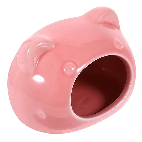 Toyvian Keramik Hamster Versteck Haus Kleintier Schlafplatz Langlebig Sicher für Hamster Chinchilla Käfig Zubehör Kleines Rosa Nest Toyvian Keramik Hamster Versteck Haus Kleintier Schlafplatz Langlebig Sicher für Hamster Chinchilla Käfig Zubehör Kleines Rosa Nest von Toyvian