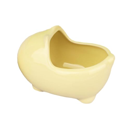 Toyvian Keramik Hamsterbadewanne Haustier Badehaus Kühlendes Nest Leichtes Langlebiges Keramikmaterial Kleintier Rückzugsort für Sommer und Entspannung von Toyvian