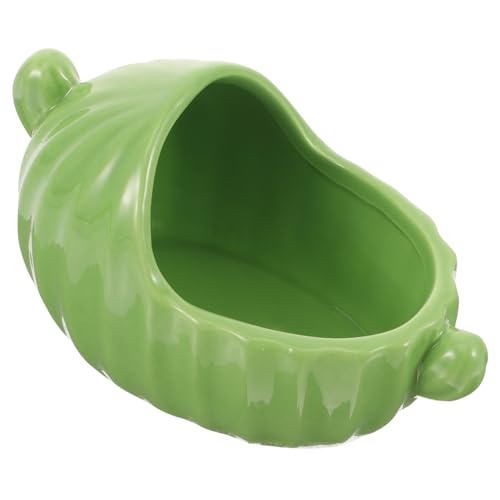 Toyvian Keramik Hamsterbadewanne mit Glatten Kanten Kleine Meerschweinchen Sandbadewanne Vielseitiges Kleintier und Futter Schälchen Langlebig und Leicht zu Reinigen Haustierzubehör von Toyvian
