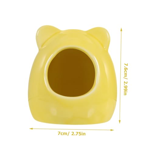 Toyvian Keramik Hamsterhaus Versteck Kleintier Nest aus Langlebigem Leicht zu Reinigendem Keramikmaterial Geeignet für Zwerghamster Mäuse und Andere Kleine Haustiere Sicherer Rückzugsort von Toyvian