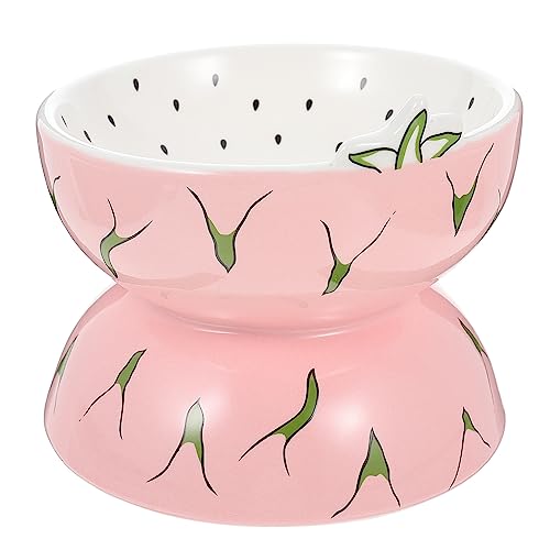 Toyvian Keramik -Katzenfutter -Topf drinnen geformt Schüssel Haustier Entzückender Katzennapf mit Muster Katzennapf für den täglichen Gebrauch Katzenversorgung Rosa Toyvian Keramik -Katzenfutter -Topf drinnen geformt Schüssel Haustier Entzückender Katzennapf mit Muster Katzennapf für den täglichen Gebrauch Katzenversorgung Rosa von Toyvian