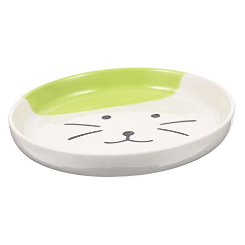 Toyvian Keramikkatzenteller Flacher Futternapf aus Keramik für Katzen rutschfest und Sicher für Nassfutter und Trockenfutter Futterlösung für Ihre Toyvian Keramikkatzenteller Flacher Futternapf aus Keramik für Katzen rutschfest und Sicher für Nassfutter und Trockenfutter Futterlösung für Ihre von Toyvian