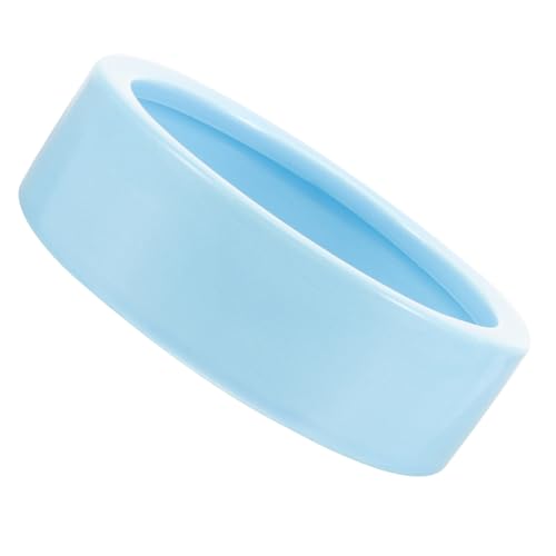 Toyvian Keramikschale Huhn Schüssel Futterbehälter Hühnerfutter Geflügel Vogel Wasserschale Futtermittel Für Hühner Futterspender Wasserfutterhalter Für Hühner Fütterung Tränke Sky-Blue von Toyvian