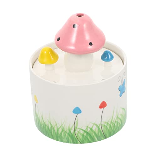 Toyvian Keramische Haustier Trinkschale mit Automatischem Wassereinzug Tragbarer Wasserspender für Hunde und Katzen Hygienisch Kompakt und Leicht für Innen und Außenbereich Toyvian Keramische Haustier Trinkschale mit Automatischem Wassereinzug Tragbarer Wasserspender für Hunde und Katzen Hygienisch Kompakt und Leicht für Innen und Außenbereich von Toyvian