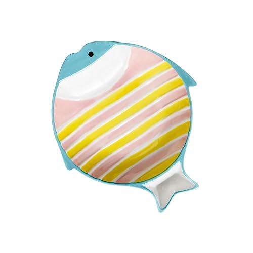Toyvian Keramische Haustierschüssel Fischform Multifunktionale Katzenschüssel für Wasser und Futter Glatte Oberfläche rutschfest zu Reinigen für Katzen und Kleine Toyvian Keramische Haustierschüssel Fischform Multifunktionale Katzenschüssel für Wasser und Futter Glatte Oberfläche rutschfest zu Reinigen für Katzen und Kleine von Toyvian