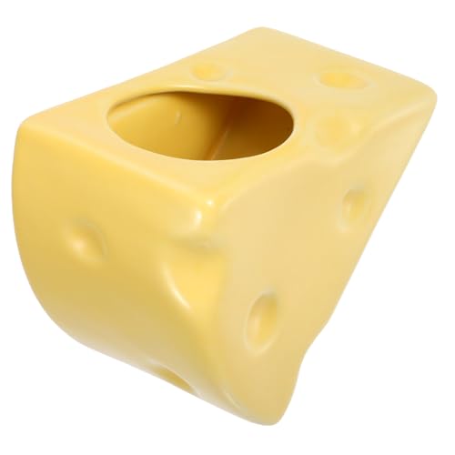 Toyvian Keramisches Hamsterversteck Käseform Kühles Nest für Zwerghamster für Schlaf und Spiel Haustierhaus aus Keramik für Kleine Tiere Ergonomisches Design für Besseren Schlaf Toyvian Keramisches Hamsterversteck Käseform Kühles Nest für Zwerghamster für Schlaf und Spiel Haustierhaus aus Keramik für Kleine Tiere Ergonomisches Design für Besseren Schlaf von Toyvian