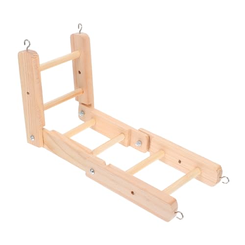 Toyvian Klappbare Holzleiter für Vögel mit Kletterfunktion und Krallenpflege Faltbare Papageienleiter als Kauspielzeug und Trainingsgerät für Vogelkäfige Bewegung und Beschäftigung Toyvian Klappbare Holzleiter für Vögel mit Kletterfunktion und Krallenpflege Faltbare Papageienleiter als Kauspielzeug und Trainingsgerät für Vogelkäfige Bewegung und Beschäftigung von Toyvian