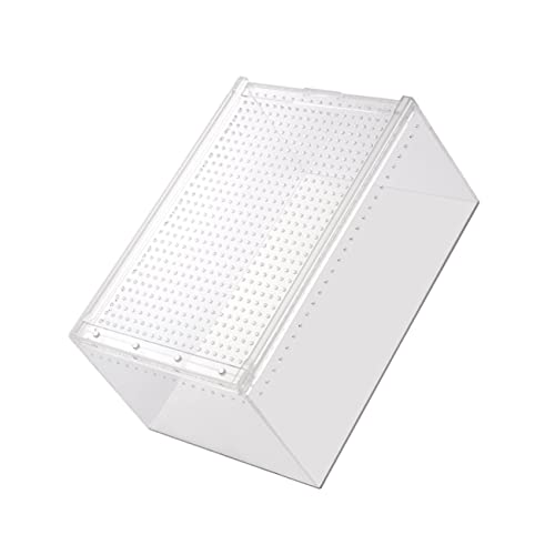 Toyvian Klarer Reptilienkäfig aus Multifunktionale Transportbox für Heimtiere für Frösche Spinnen Schlangen und Andere Kleine zu Reinigen Toyvian Klarer Reptilienkäfig aus Multifunktionale Transportbox für Heimtiere für Frösche Spinnen Schlangen und Andere Kleine zu Reinigen von Toyvian
