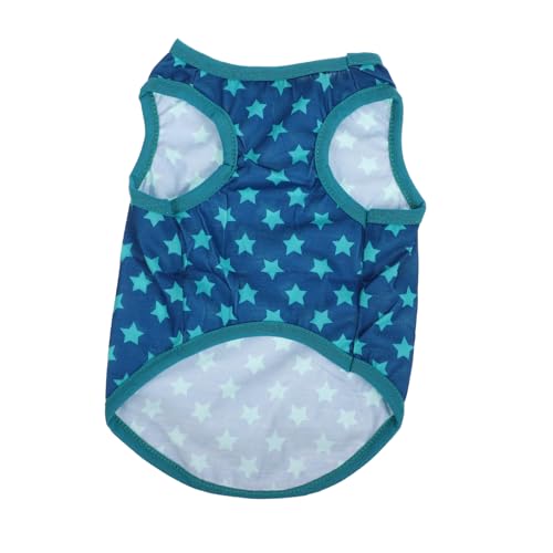 Toyvian Kleidung Für Haustiere Weste Sommer Hund Mittel Sommer-Haustier-Outfits Welpe Hundekleidung Haustierkleidung Hund Cool Sommer Haustierbekleidung Hunde Sommerkleid Rot Polyester von Toyvian
