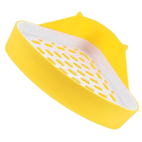 Toyvian Kleine Ecktoilette für Kleintiere Dreieckige Kaninchentoilette für Hamster und Meerschweinchen Tragbar und Platzsparend mit Sicheren Kanten für Angenehmes Toilettenerlebnis Toyvian Kleine Ecktoilette für Kleintiere Dreieckige Kaninchentoilette für Hamster und Meerschweinchen Tragbar und Platzsparend mit Sicheren Kanten für Angenehmes Toilettenerlebnis von Toyvian