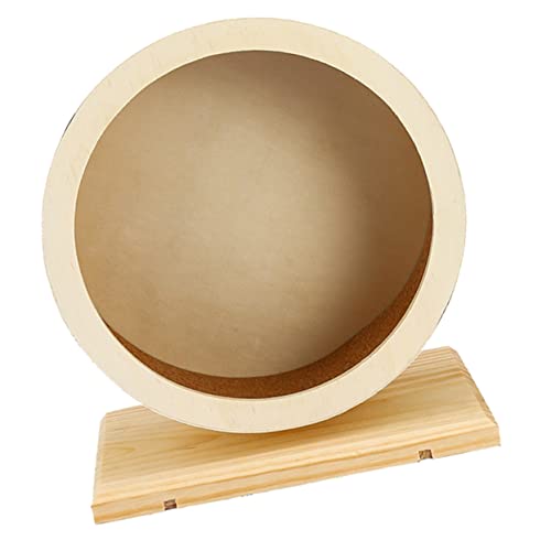 Toyvian Kleine Haustier Trainingsrad aus Holz Geräuscharmes Laufrad für Hamster Chinchillas Ratten und Meerschweinchen Stumm und Langlebig für Spielspaß Toyvian Kleine Haustier Trainingsrad aus Holz Geräuscharmes Laufrad für Hamster Chinchillas Ratten und Meerschweinchen Stumm und Langlebig für Spielspaß von Toyvian