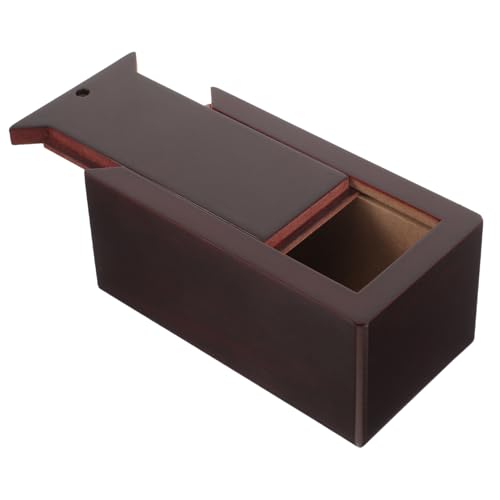 Toyvian Kleine Pet Wooden Urn aus Holz Langlebig und Sicher mit Einfacher Form und Robustem Material Inklusive Tragetasche zum Gedenken Verstorbener Katzen und Hunde Praktisch für Zuhause von Toyvian