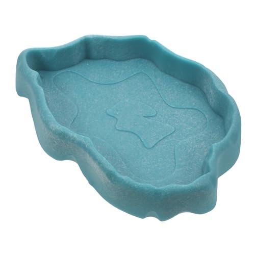 Toyvian Reptilien-wasserbecken Schildkrötenfutter Wassernapf Harzmaterial Multifunktional Für Eidechsen Schlangen Geckos Toyvian Reptilien-wasserbecken Schildkrötenfutter Wassernapf Harzmaterial Multifunktional Für Eidechsen Schlangen Geckos von Toyvian