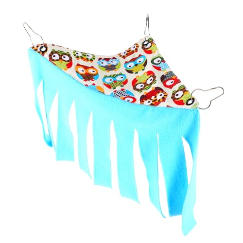 Toyvian Kleines Haustier Versteck Hängematte für Hamster und Meerschweinchen Atmungsaktive Kuschelhöhle für Käfige Eckversteck mit Süßem Design Owl Toyvian Kleines Haustier Versteck Hängematte für Hamster und Meerschweinchen Atmungsaktive Kuschelhöhle für Käfige Eckversteck mit Süßem Design Owl von Toyvian