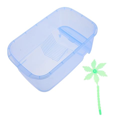 Toyvian Kleines Schildkröten Terrarium aus Kunststoff mit Sonnenplattform Reptilien Tank für Schildkrötenhaltung rutschfeste Aufzuchtbox Langlebiges Plastikgehege für Haustiere Blau Toyvian Kleines Schildkröten Terrarium aus Kunststoff mit Sonnenplattform Reptilien Tank für Schildkrötenhaltung rutschfeste Aufzuchtbox Langlebiges Plastikgehege für Haustiere Blau von Toyvian