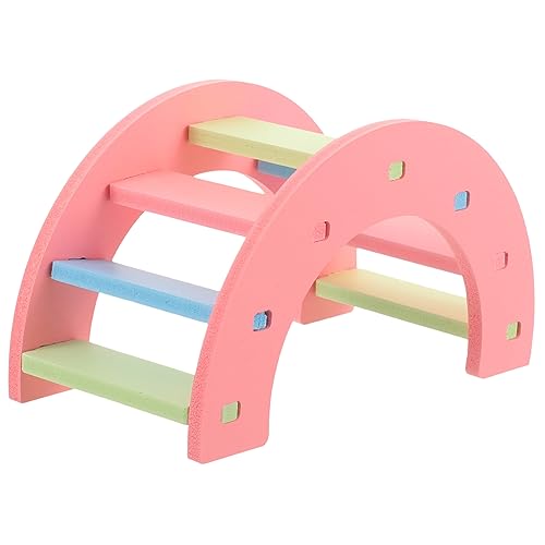 Toyvian Kleintier Brücke für Hamster und Meerschweinchen Kletterbrücke für Haustiere Käfigzubehör für Tieraktivität und Spielspaß von Toyvian