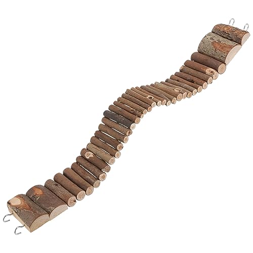 Toyvian Kleintier Kletterleiter aus Holz Flexibles für Hamster Meerschweinchen und Vögel Sicher Kauen und Klettern für Käfige und Spielbereiche Toyvian Kleintier Kletterleiter aus Holz Flexibles für Hamster Meerschweinchen und Vögel Sicher Kauen und Klettern für Käfige und Spielbereiche von Toyvian
