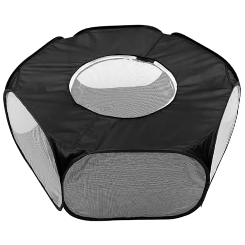 Toyvian Faltbarer Hamsterlaufstall mit Deckel Sechseckiger Spielplatz für Kleintiere Indoor und Outdoor Atmungsaktiv und Leicht für Meerschweinchen und Chinchillas Toyvian Faltbarer Hamsterlaufstall mit Deckel Sechseckiger Spielplatz für Kleintiere Indoor und Outdoor Atmungsaktiv und Leicht für Meerschweinchen und Chinchillas von Toyvian