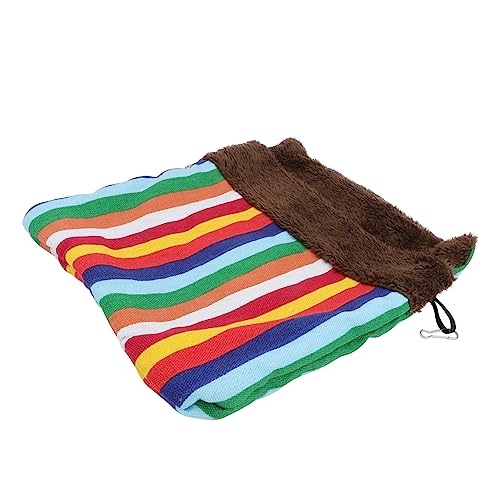 Toyvian Kleintier Schlafsack Hängend Baumwoll Futter Haustier Kuschelnest Für Hamster und Meerschweinchen Indoor Gehege Zubehör Toyvian Kleintier Schlafsack Hängend Baumwoll Futter Haustier Kuschelnest Für Hamster und Meerschweinchen Indoor Gehege Zubehör von Toyvian