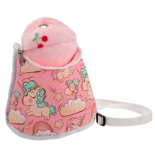Toyvian Kleintier Tragetasche mit Wärmeschutz Atmungsaktiv Verstellbarer Schultergurt Geeignet für Hamster Meerschweinchen Mäuse Leichter Kompakter Transportbeutel für Reisen und Outdoor von Toyvian